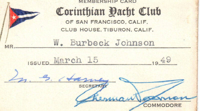 1949 Membership Card
