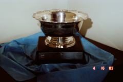 1983 appraisal trophy artifact